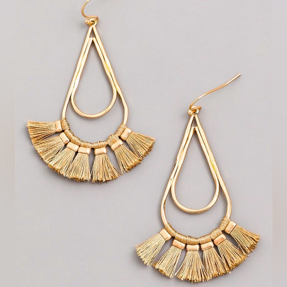 NWT - Tassel dangle earrings